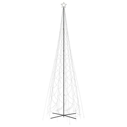 Kegleformet juletræ 230x800 cm 3000 LED'er farverigt lys