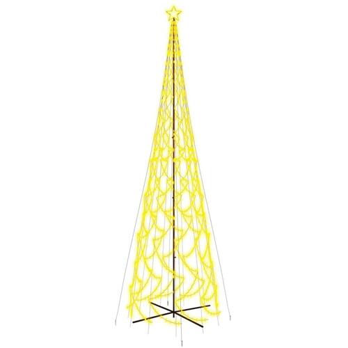 Kegleformet juletræ 230x800 cm 3000 LED'er varmt hvidt lys