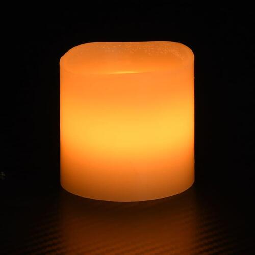LED-stearinlys 24 stk. med timer og fjernbetjening varm hvid