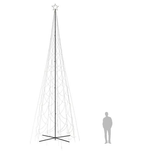 Kegleformet juletræ 230x800 cm 3000 LED'er varmt hvidt lys