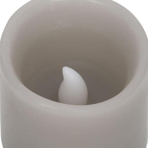 LED-stearinlys 24 stk. med timer og fjernbetjening varm hvid