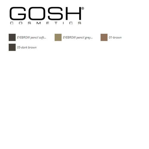 Make-up til Øjenbryn Gosh Copenhagen 05-dark brown