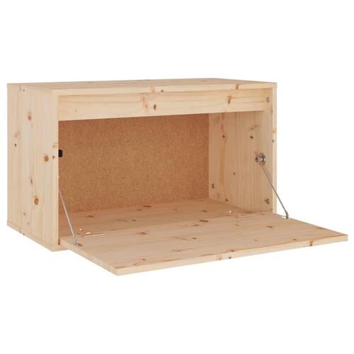 Vægskab 60x30x35 cm massivt fyrretræ