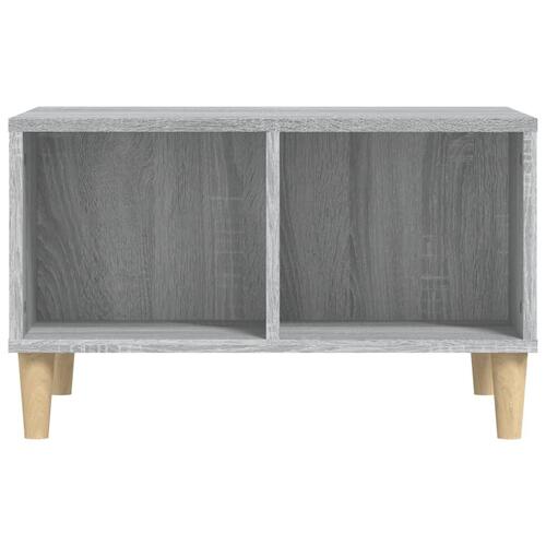Sofabord 60x50x36,5 cm konstrueret træ grå sonoma-eg