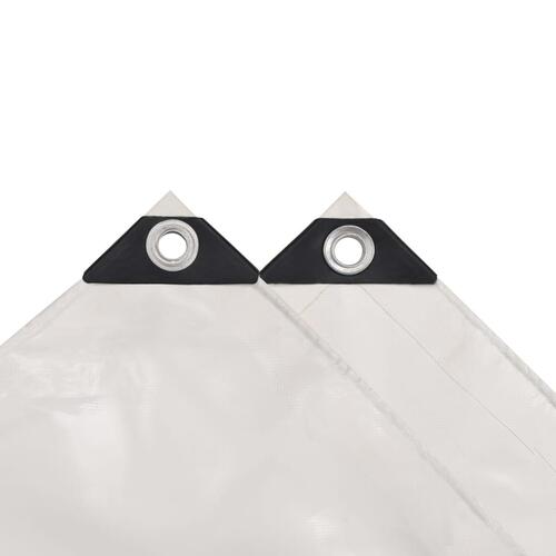 Presenning 650 g/m² 4 x 7 m hvid