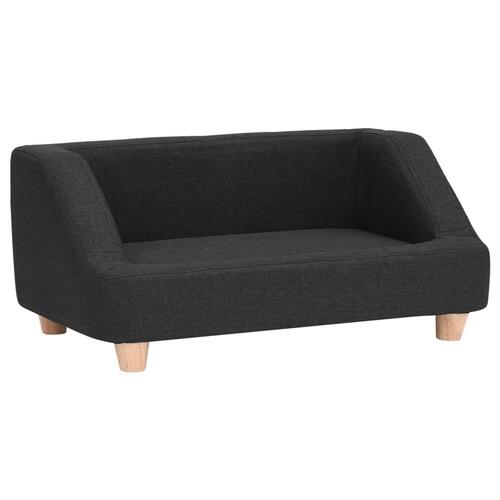 Hundesofa 95x63x39 cm linned sort