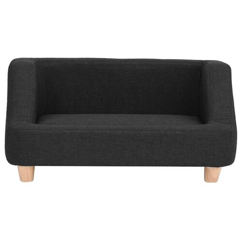 Hundesofa 95x63x39 cm linned sort