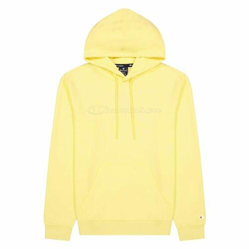 Hættetrøje til Mænd Champion Script Logo Hoodie M Gul XL