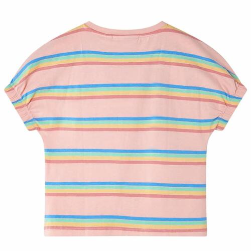 T-shirt til børn str. 92 ferskenfarvet