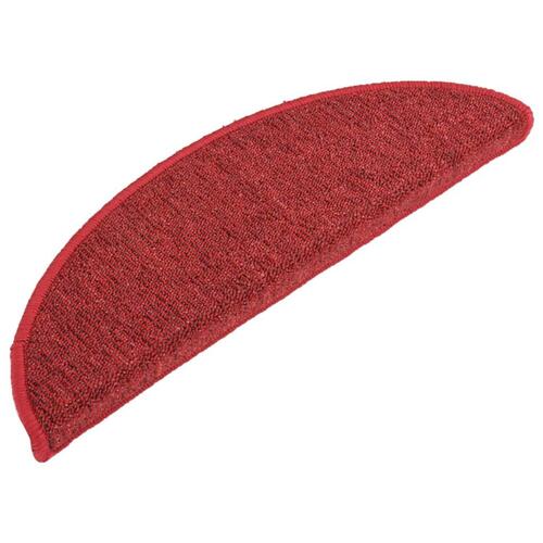 Trappemåtter 15 stk. 56x17x3 cm rød