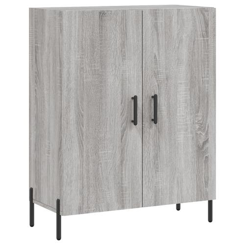 Skænk 69,5x34x90 cm konstrueret træ grå sonoma-eg