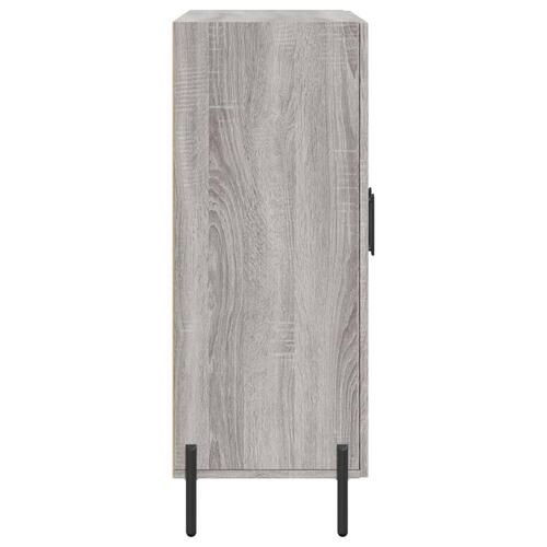 Skænk 69,5x34x90 cm konstrueret træ grå sonoma-eg