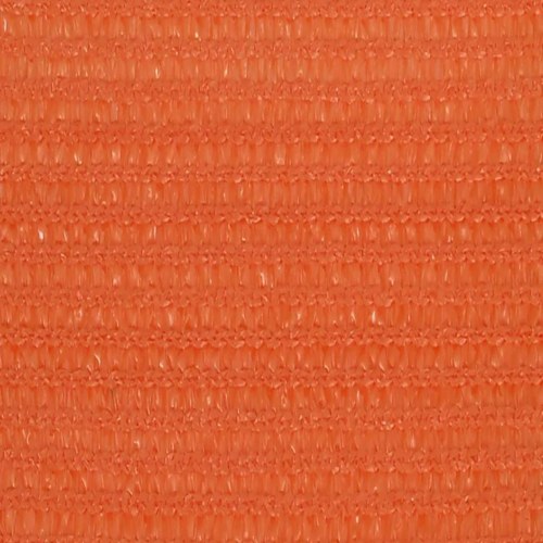 Solsejl 160 g/m² 3,5x3,5x4,9 m HDPE orange