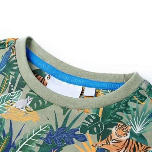 Kortærmet T-shirt til børn str. 104 flerfarvet