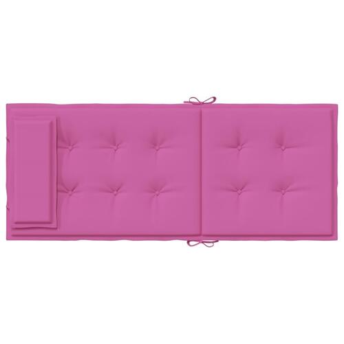 Stolehynder m. høj ryg 4 stk. oxfordstof pink
