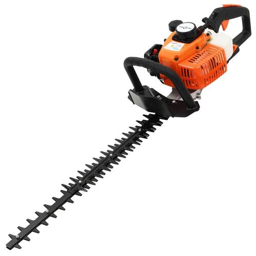 Benzindrevet hækkeklipper 722 mm orange og sort