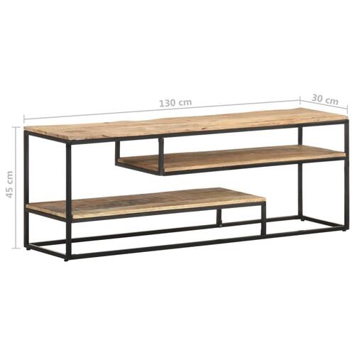Tv-skab 130x30x45 cm ru mangotræ