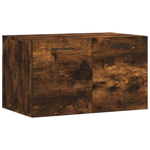 Vægskab 60x36,5x35 cm konstrueret træ røget egetræsfarve