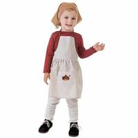 Kostume til børn Kvinde kok Hvid 1-2 år
