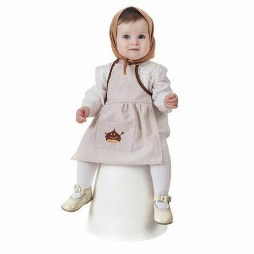 Kostume til børn Kvinde kok Hvid 1-2 år