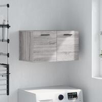 Vægskab 60x36,5x35 cm konstrueret træ grå sonoma-eg