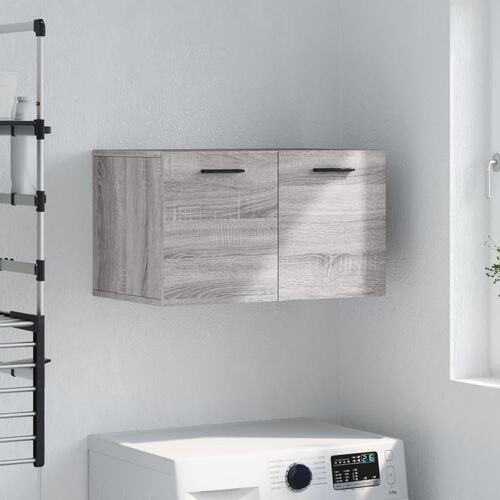 Vægskab 60x36,5x35 cm konstrueret træ grå sonoma-eg