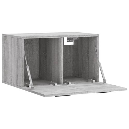 Vægskab 60x36,5x35 cm konstrueret træ grå sonoma-eg