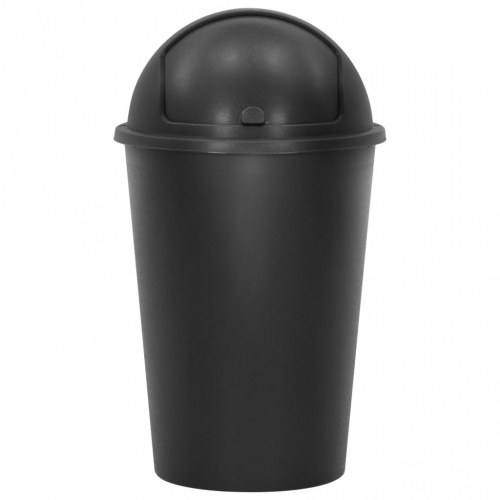 Enkelt affaldsspand 50 l sort