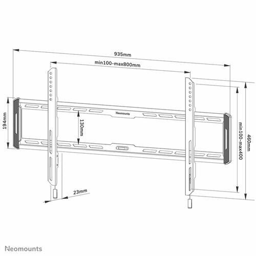TV-holder Neomounts WL30-550BL18 43" 70 Kg