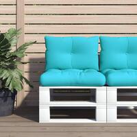 Pallehynder 2 stk. oxfordstof turkis