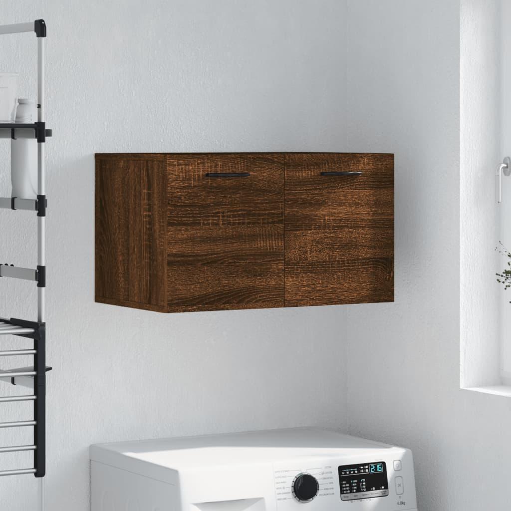 Vægskab 60x36,5x35 cm konstrueret træ brun egetræsfarve