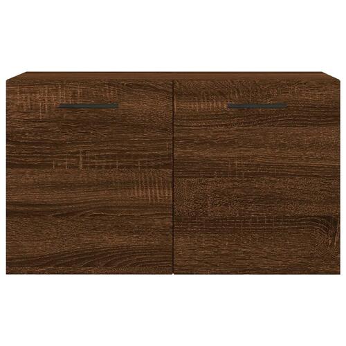 Vægskab 60x36,5x35 cm konstrueret træ brun egetræsfarve