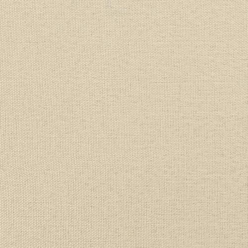 Pyntepuder 2 stk. Ø15x50 cm stof cremefarvet