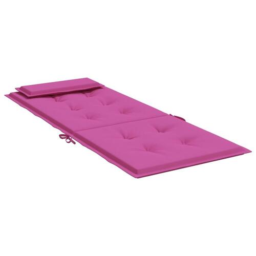 Stolehynder m. høj ryg 6 stk. oxfordstof pink