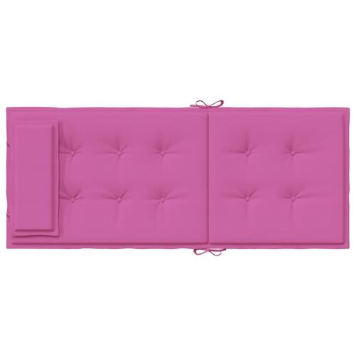 Stolehynder m. høj ryg 6 stk. oxfordstof pink