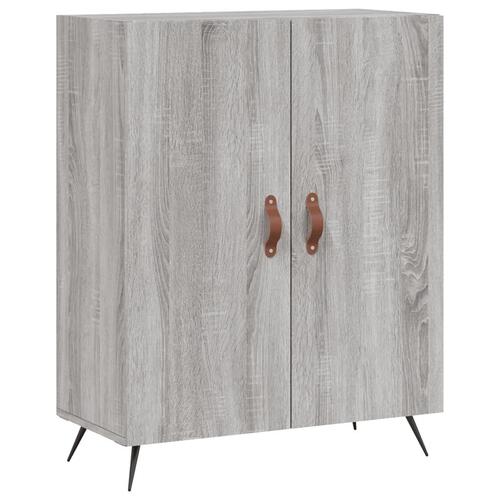 Højskab 69,5x34x180 cm konstrueret træ grå sonoma-eg