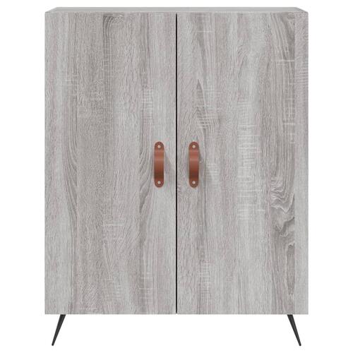 Højskab 69,5x34x180 cm konstrueret træ grå sonoma-eg