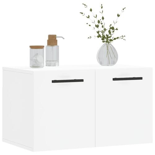 Vægskab 60x36,5x35 cm konstrueret træ hvid