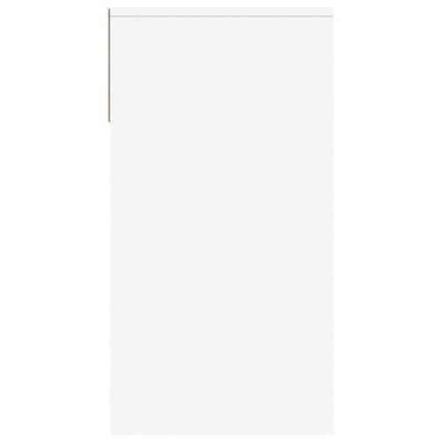 Konsolbord 100x39x75 cm konstrueret træ hvid