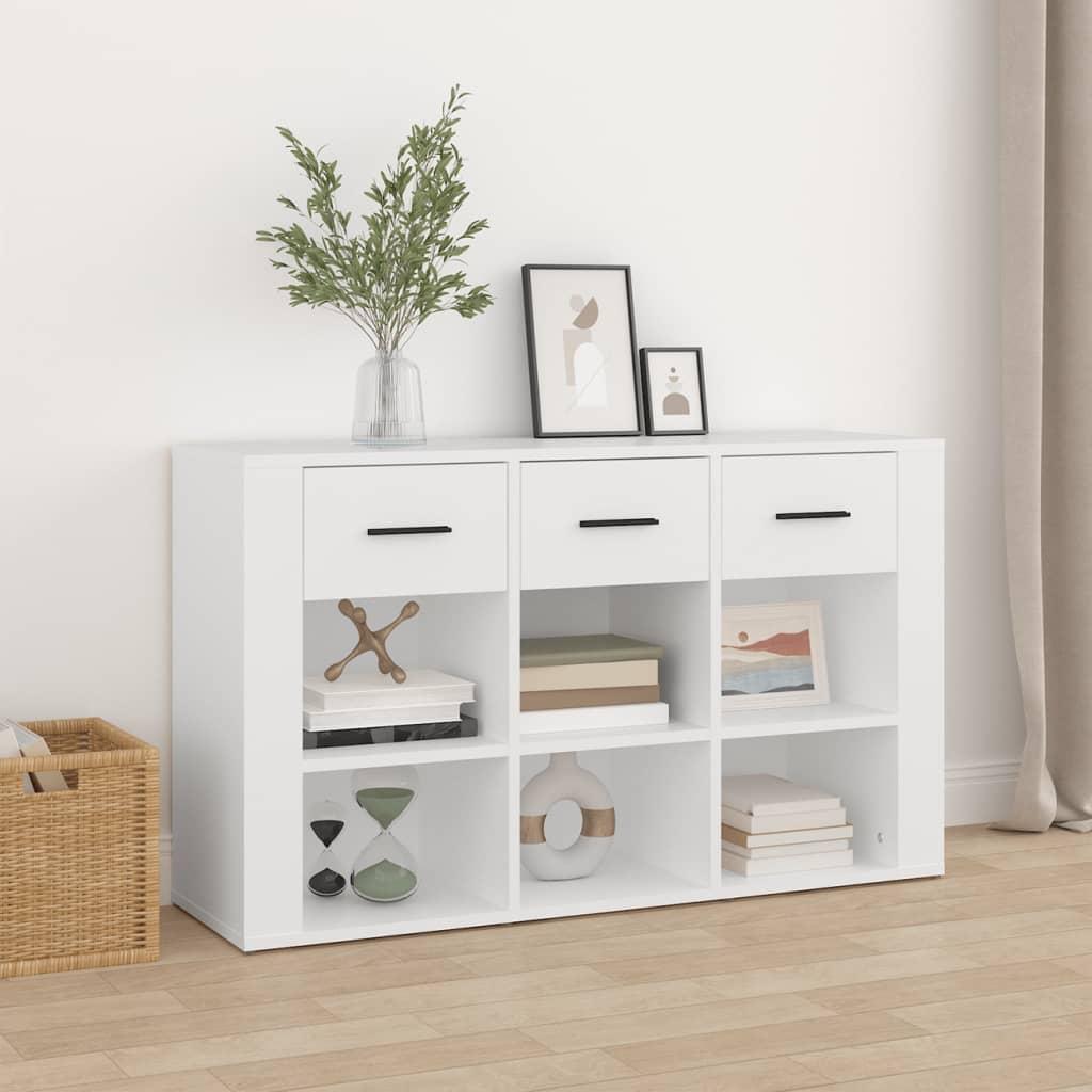 Skænk 100x30x59,5 cm konstrueret træ hvid