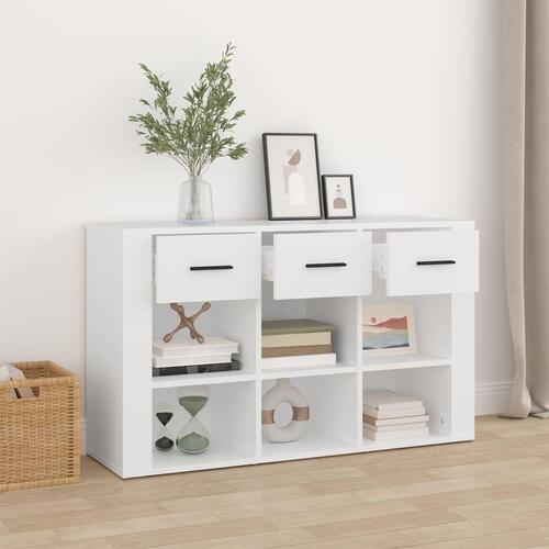 Skænk 100x30x59,5 cm konstrueret træ hvid