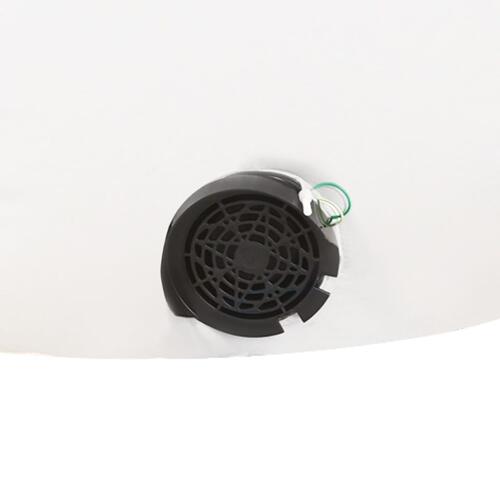 Oppustelig julebamse m. LED-lys 180 cm