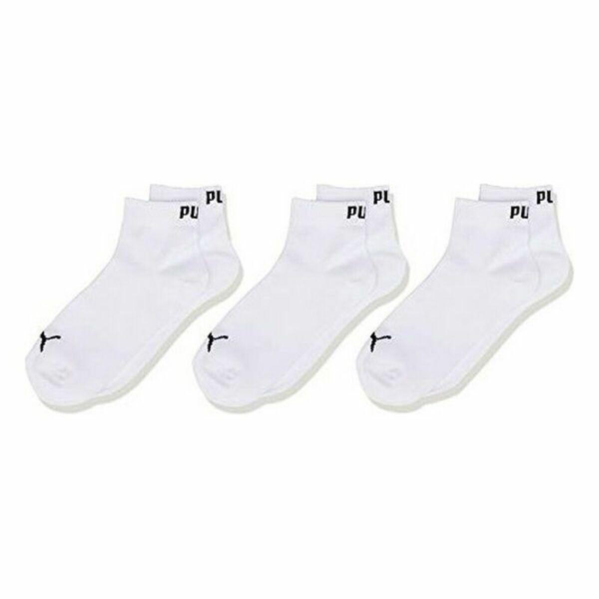 Sportsstrømper Puma KIDS QUARTER (3 par) Hvid 23-26
