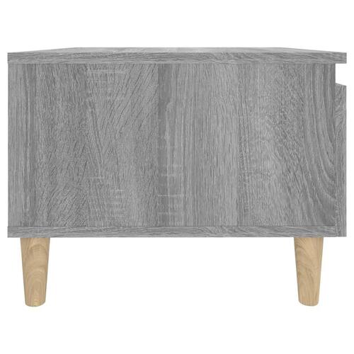 Sideborde 2 stk. 50x46x35 cm konstrueret træ grå sonoma-eg