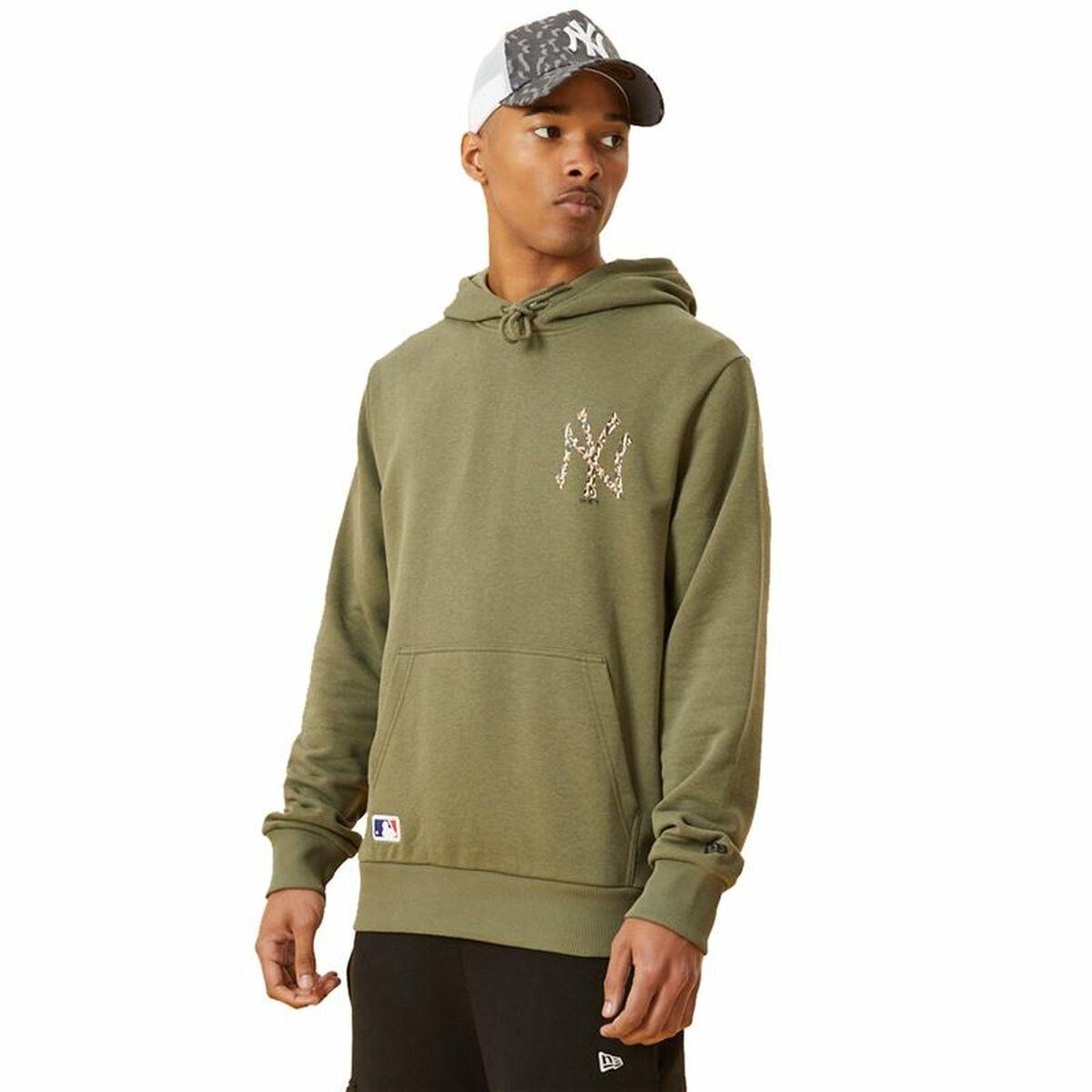 Hættetrøje til Mænd New Era MLB New York Yankees Khaki M