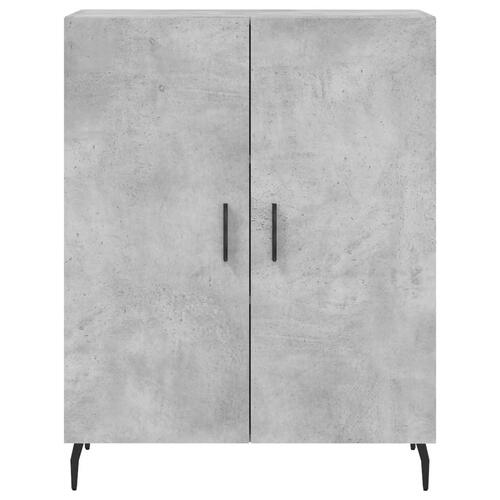 Skænk 69,5x34x90 cm konstrueret træ betongrå