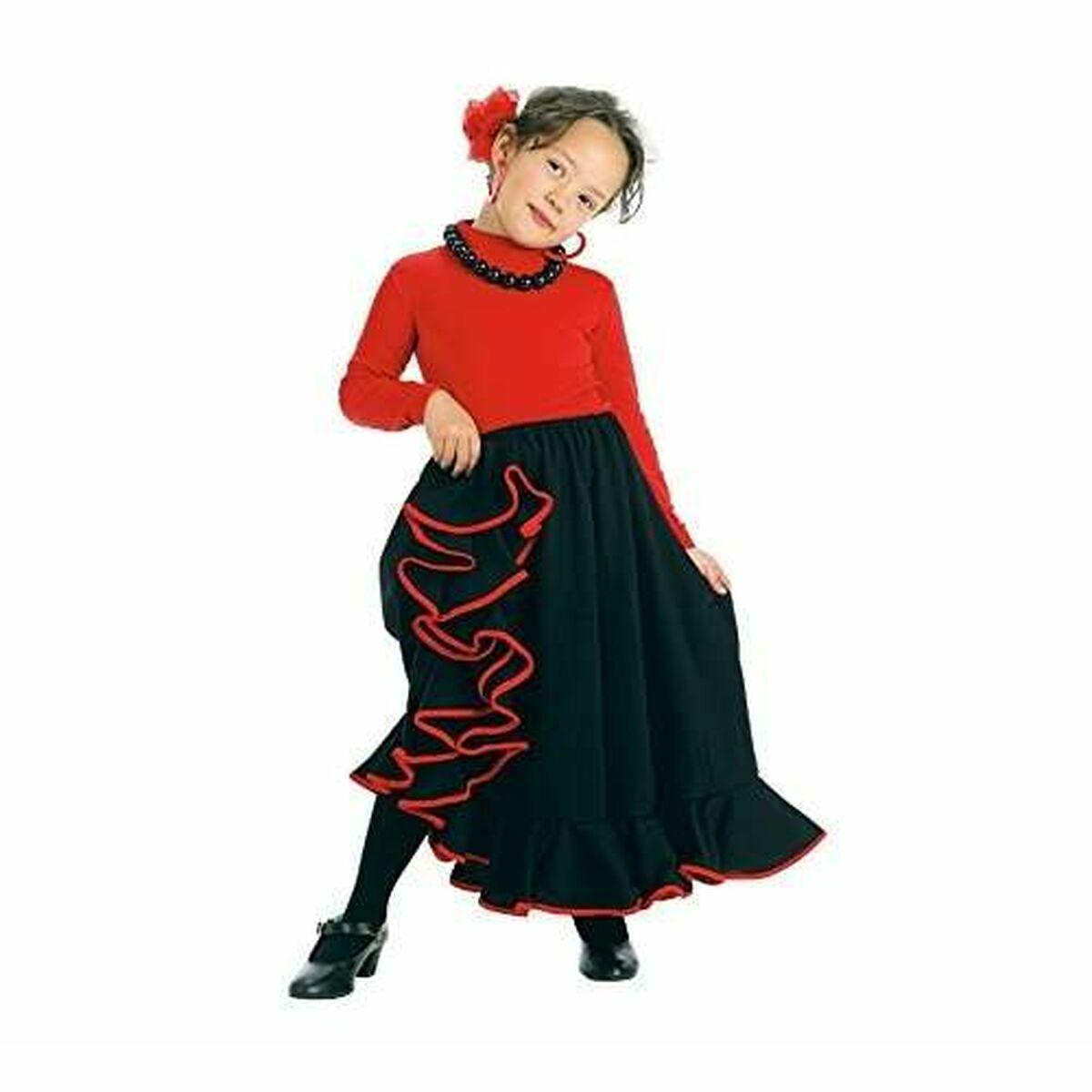 Kostume til børn Sort Sevillana danser (1 Dele) 9-11 år