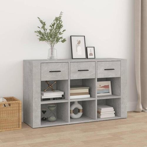 Skænk 100x30x59,5 cm konstrueret træ betongrå