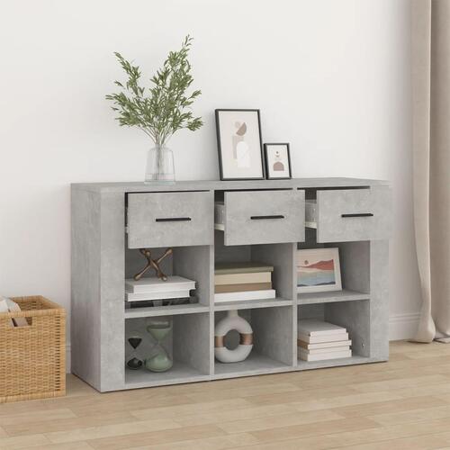 Skænk 100x30x59,5 cm konstrueret træ betongrå