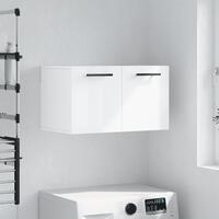 Vægskab 60x36,5x35 cm konstrueret træ hvid højglans